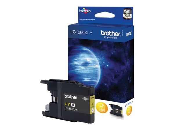 Brother LC1280XLY - Gul - original - blekkpatron