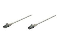 Intellinet Network Patch Cable, Cat6, 10m, Grey, CCA, U/UTP, PVC, RJ45, Gold Plated Contacts, Snagless, Booted, Lifetime Warranty, Polybag - Koblin...