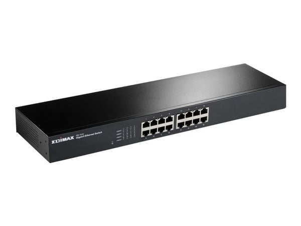 Edimax GS-1016 - Switch - 16 x 10/100/1000 - rackmonterbar