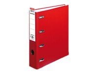 Herlitz maX.file protect - Hevarmbuefil - bokryggbredde: 70 mm - for A4 (210 x 297 mm), A5 (148 x 210 mm) - rød