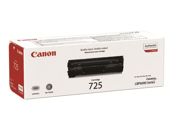 Canon 725, 1600 sivua, Musta, 1 kpl