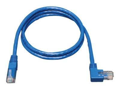 Eaton Tripp Lite Series Right-Angle Cat6 Gigabit Molded UTP Ethernet Cable (RJ45 Right-Angle M to RJ45 M), Blue, 10 ft. (3.05 m) - Koblingskabel - ...