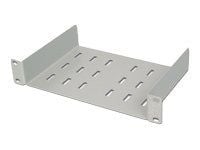 Digitus DN-10 TRAY-1 - Rack-hylle - lysegrå, RAL 7035 - 1U - 10"