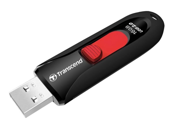 Transcend JetFlash 590 - USB flash-enhet - 16 GB - USB 2.0