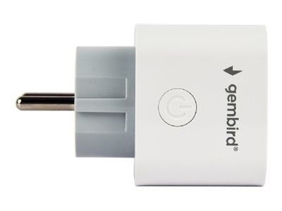 Gembird TSL-PS-F1M-01-W, Tyyppi F, 2400 MHz, Valkoinen, Kiiltävä, Teho, 220 - 240 V