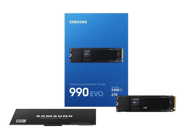 Samsung 990 EVO MZ-V9E2T0BW SSD 2 TB M.2 2280 NVMe 5000 MB/s