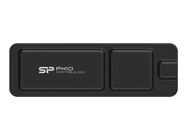 SILICON POWER PX10 - SSD - 2 TB - ekstern (bærbar) - USB 3.2 Gen 2 (USB-C kontakt) - svart
