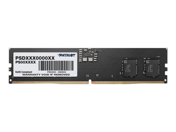 Patriot Signature Line - DDR5 - modul - 16 GB - DIMM 288-pin - 5600 MT/s / PC5-44800 - CL46 - 1.1 V - ej buffrad - on-die ECC