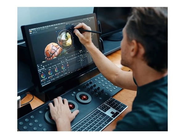 Wacom Cintiq Pro 22 - Digitaliserer m/ LCD display - 47.6 x 26.8 cm - multi-touch - elektromagnetisk - 8 knapper - kablet - USB-C, HDMI, DisplayPort