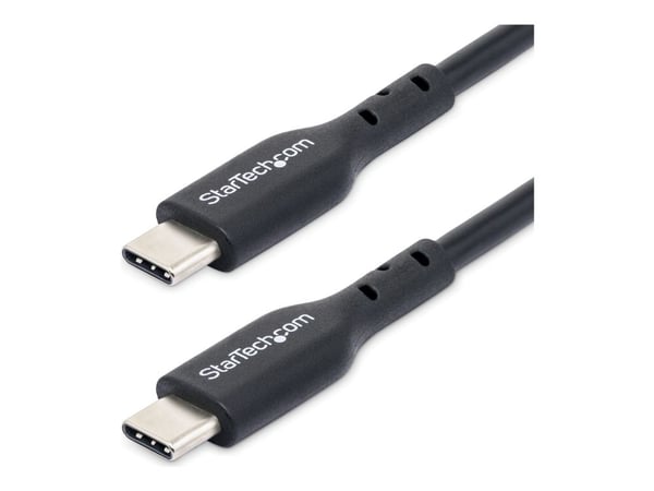 StarTech 1m (3ft) USB C Charging Cable, USB-C Cable, USB 2.0 Type-C Laptop Charger Cord, 60W 3A Power Delivery, TPE Jacket, USB-C Data Transfer Cab...