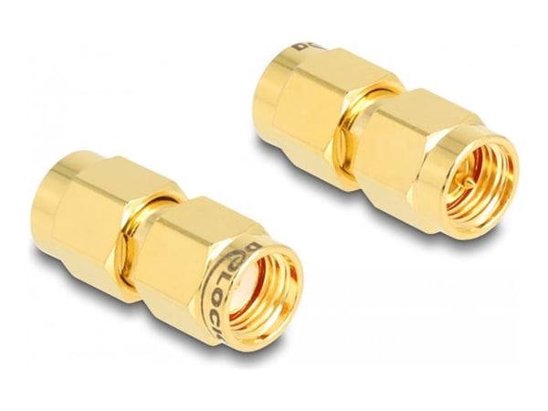 Delock - Antenneadapter - RP-SMA plugg til SMA plugg - koaksial