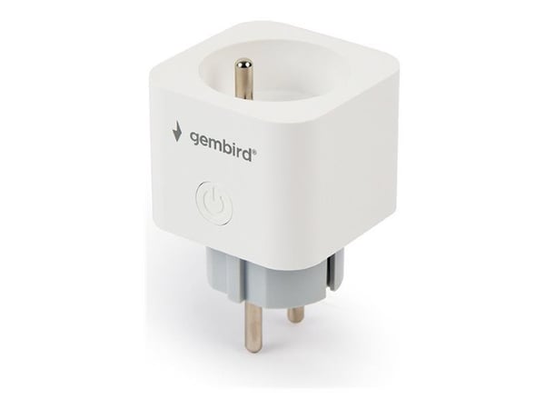 Gembird TSL-PS-F1M-01-W, Tyyppi F, 2400 MHz, Valkoinen, Kiiltävä, Teho, 220 - 240 V