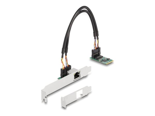 Delock - Nettverksadapter - M.2 2242 lav profil - 10/100/1000/2500Base-T x 1
