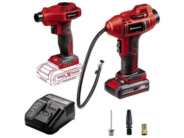Einhell CE-AP 18+CE-CC elektrisk luftpumpe 11 bar 670 l/min