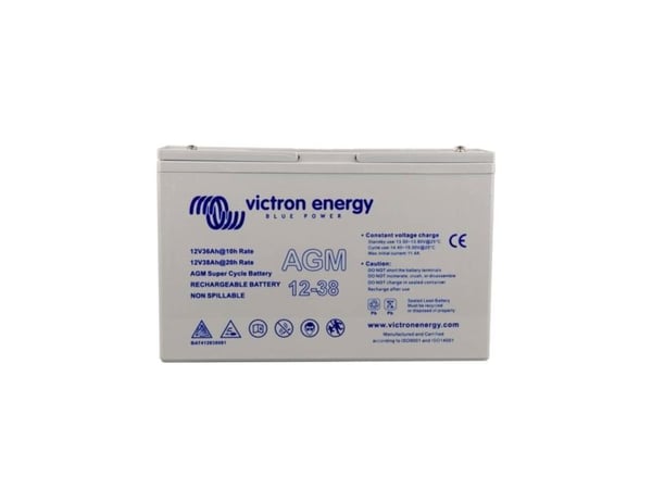 Victron Energy AGM Super Cycle 12V 25A blybatteri 12 V 25 Ah (B x H x T) 181 x 175 x 77 mm M5 skrutilkobling vedlikeholdsfritt