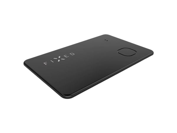 Fixed Smart tracker FIXED Tag Card med Find My, trådløs lading, svart