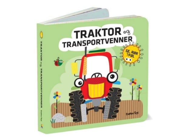 Wacky Wonders touch & feel-bok - Traktor (DK) | Majbritt Perry | Språk: Dansk