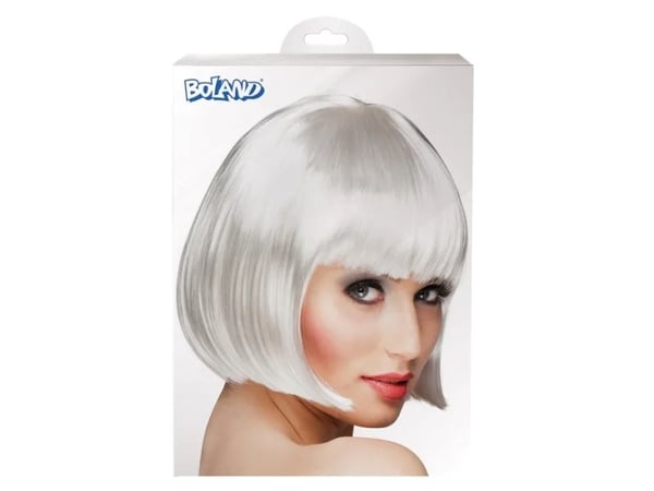 Boland 85887, Maskeradperuk, Vuxen, Honkoppling, Polyester, Vit, 212 g