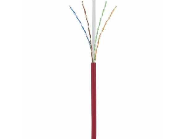 Renkforce RF-5047416, 0,5 m, Cat6, U/UTP (UTP), RJ-45, RJ-45, Röd