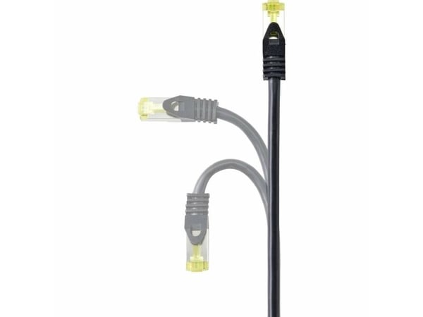 Renkforce RF-4995160, 0,5 m, Cat6e, S/FTP (S-STP), RJ-45, RJ-45, Svart