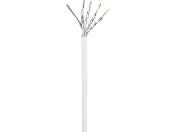 Renkforce RF-5044036, 5 m, Cat6a, S/FTP (S-STP), RJ-45, RJ-45, Hvit