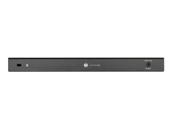 D-Link DGS 1016S - Switch - ikke-styrt - 16 x 10/100/1000 - stasjonær - DC-strøm