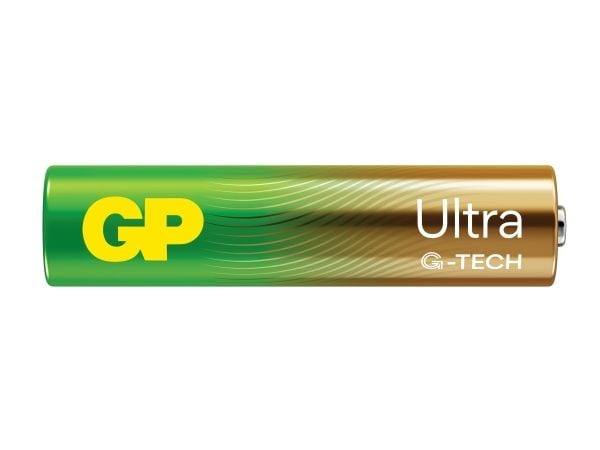 GP Batteries Ultra Alkaline GP24AU, Engangsbatteri, AAA, Alkalinsk, 1,5 V, 12 stykker, Cd (kadmium), Hg (kvikksølv)