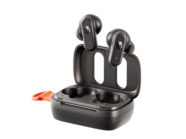 Skullcandy Dime 3 - True wireless-hodetelefoner med mikrofon - i øret - lydisolerende - ekte svart