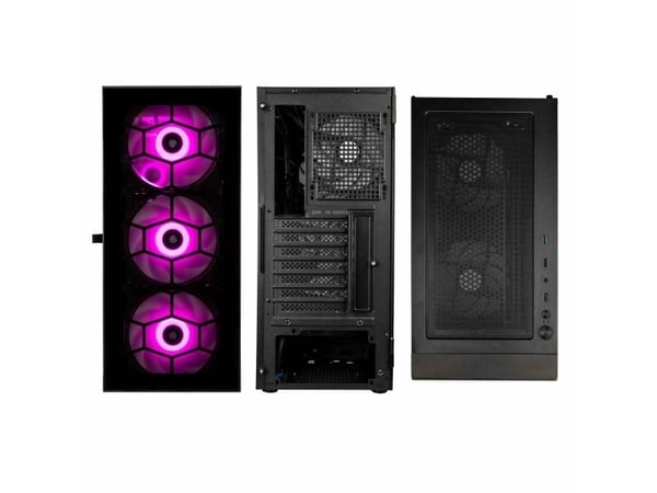 Kolink Observatory HF - - sidepanel med vindu (herdet glass) - ingen strømforsyning - USB/lyd