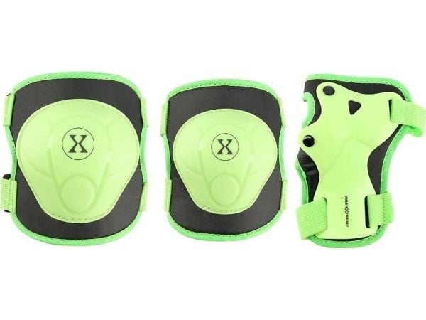 Nils Extreme beskyttelsessett kne + albuer + håndledd H704 grønn størrelse M