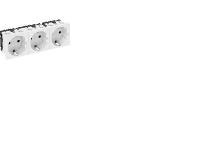 Obo Bettermann STD-D0 RW3, 2P, Vit, 250 V, 16 A, 135 mm, 42 mm