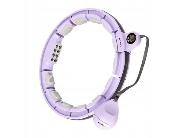 HMS hula hoop lilla med magneter og vekter + teller HHM13