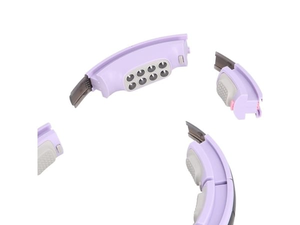 HMS hula hoop lilla med magneter og vekter + teller HHM13