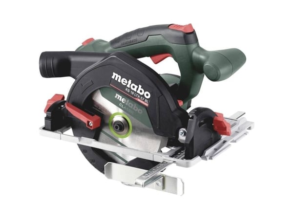 Metabo KS 18 LTX 57 BL, Tre, Sort, Grønn, Metallisk, Rød, Børsteløs, 16,5 cm, 5000 RPM, 5,7 cm