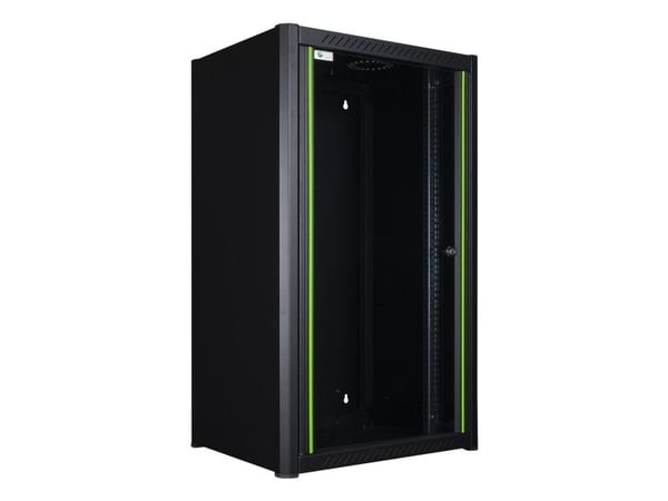 Lanview by Logon - Rack skap - 60 x 45 - veggmonterbar - svart, RAL 9005 - 20U - 19"