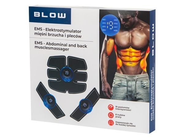 Prolink elektrostimulator EMS for mage, bein, rygg og hele kroppen