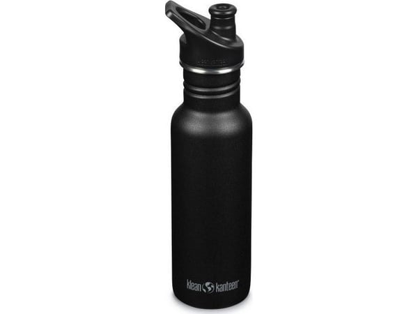 Klean Kanteen Classic Narrow (med Loop Cap) 532 ml/18 oz, svart
