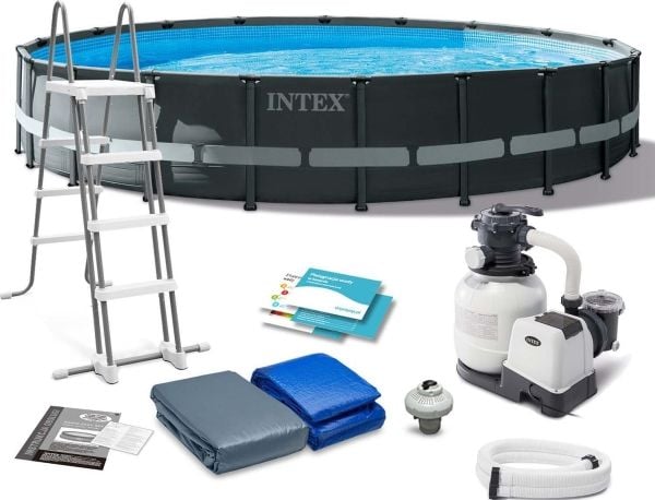 Intex basseng med stativ 610 cm 11-i-1 (26334)