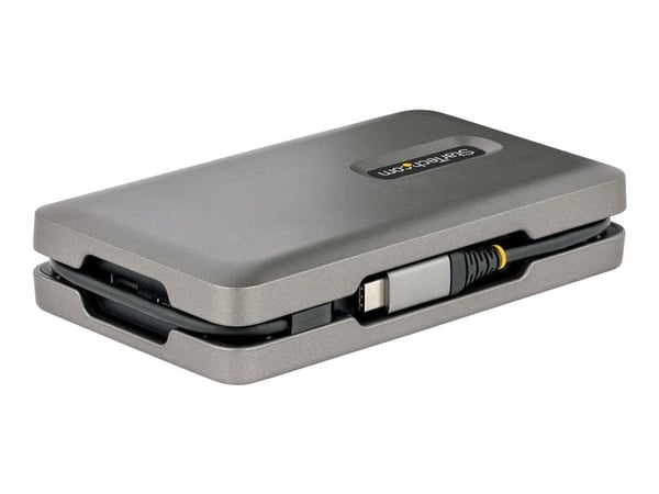 StarTech.com USB-C moniporttisovitin USB-C DP Alt Mode -videolähdöllä / 4K HDMI 2.0 / VGA, USB-C Dual Monitor Docking Station, 100W PD Pass-Through...