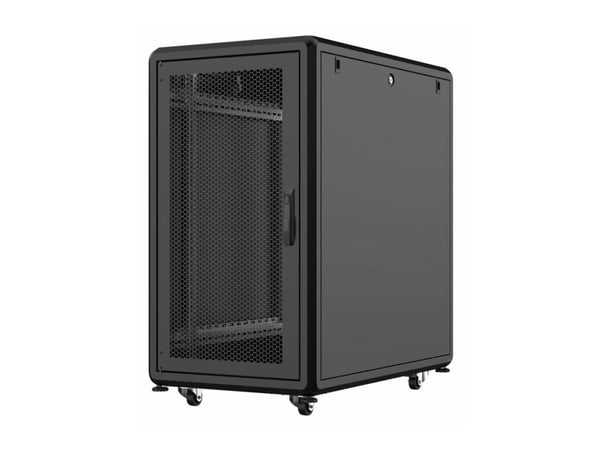 Lanview by Logon Server Line - Rack skåp - 600 x 1000 mm - fristående - svart, RAL 9005 - 20U - 19" Lanview by Logon Server Line - Rack skåp - 600 x 1000 mm - fristående - svart, RAL 9005 - 20U - 19"