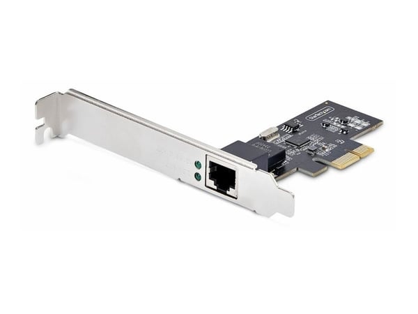 Startech 1-Port 2.5G NBASE-T PCIe Network Card, Computer Network Interface Card, Intel I225-V, Single-Port Ethernet, Multi-Gigabit NIC (PR12GI-NETW...
