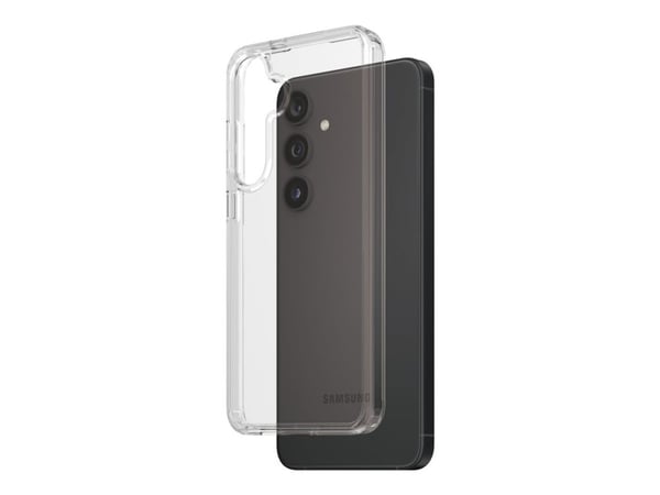 PanzerGlass HardCase - Clear Edition - baksidedeksel for mobiltelefon - polykarbonat, selvhelbredende TPU - gjennomsiktig - for Samsung Galaxy S24+