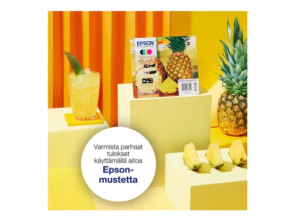 Epson 604XL Multipack - 4 pakkausta - XL - musta, keltainen, syaani, magenta - alkuperäinen - läpipainopakkaus - mustekasetti - EPL 4200; Stylus Ph...