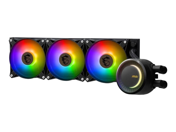 MSI MAG CORELIQUID E360, Nestejäähdytyspakkaus, 12 cm, 75,04 cfm, Musta