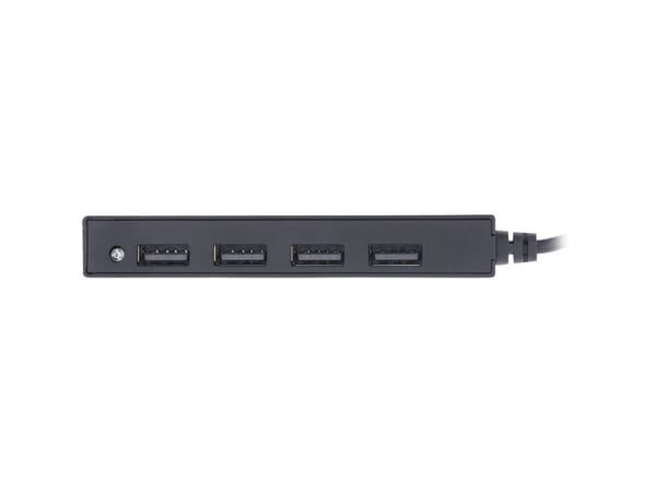 InLine 33293K, USB 2.0 Type-A, USB 2.0 Type-A, 480 Mbit/s, Svart, Plast, 0,015 m