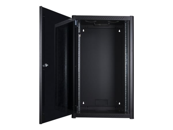 Lanview by Logon - Rack skap - 60 x 45 - veggmonterbar - svart, RAL 9005 - 20U - 19"