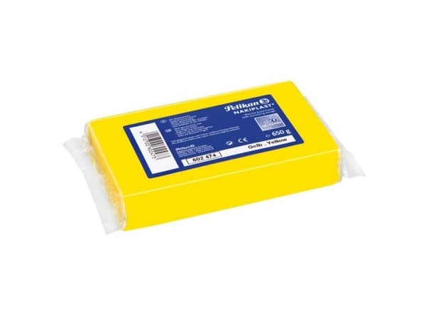 Pelikan Nakiplast 681, Modelleringsleire, Gult, Voksen og barn, 1 stykker, 1 farger, Voks