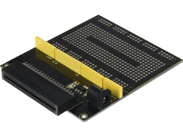 Joy-iT MB-CONN01, Jakolevy, micro:bit, Micro:bit, musta, 85 mm, 10 mm