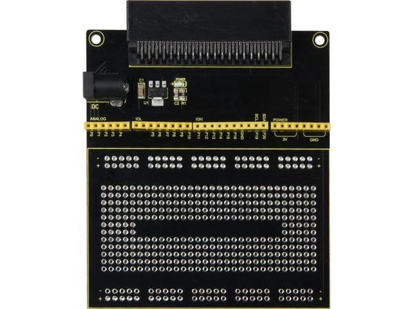 Joy-iT MB-CONN01, Jakolevy, micro:bit, Micro:bit, musta, 85 mm, 10 mm
