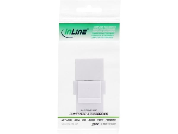 InLine Snap-in-modul - 1 USB-C-uttag - vit ( 76201W )
